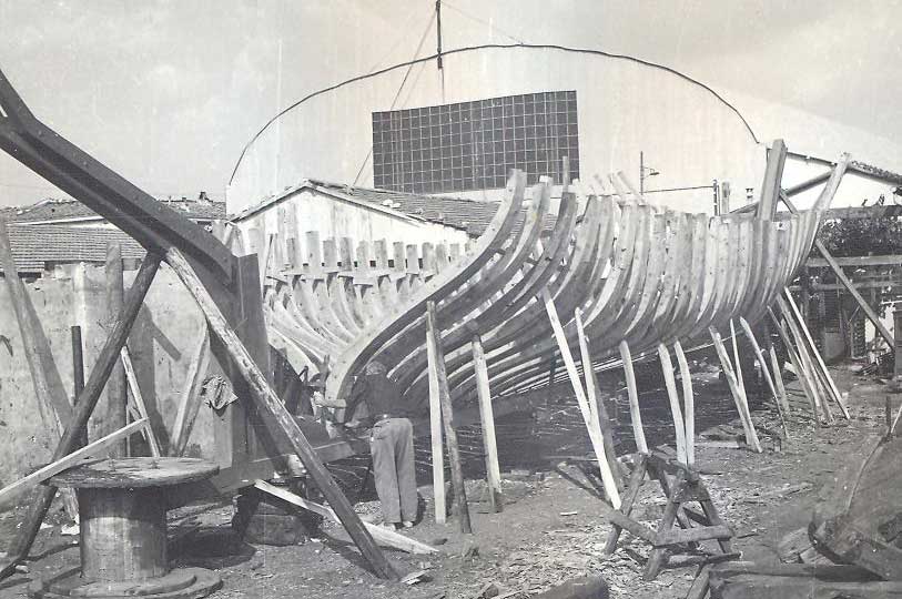 Yacht building at Codecasa shipyard