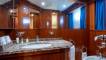 Motor yacht for charter with Moncada Yachts. Eacos VIP ensuite bathroom