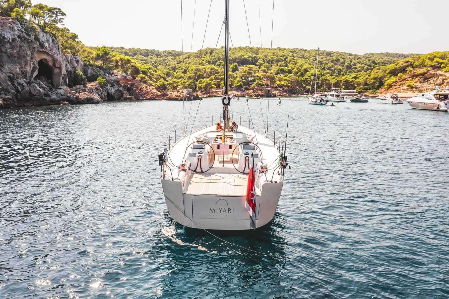 Sailing Yacht Miyabi  from the aft