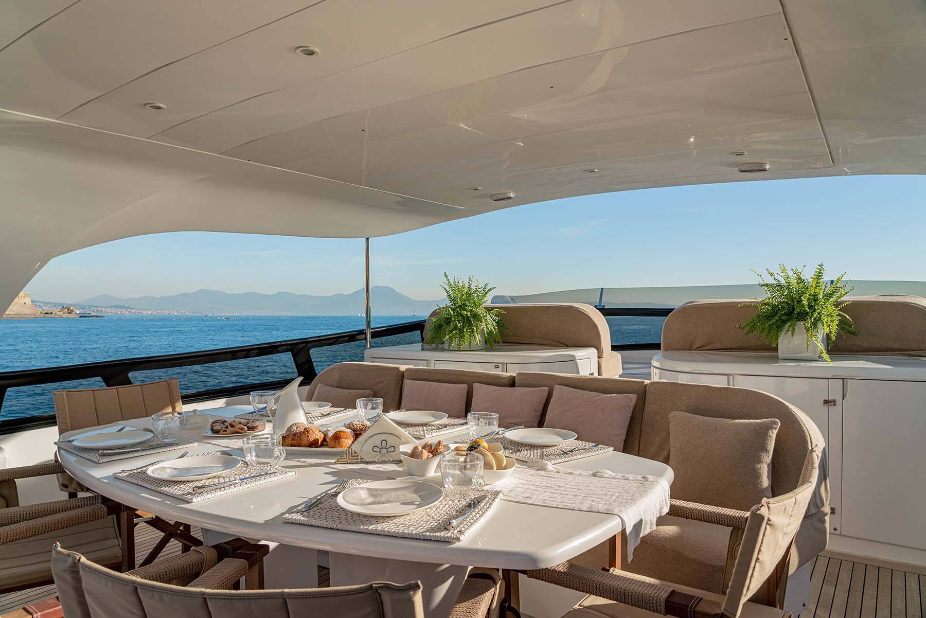 Breakfast on board