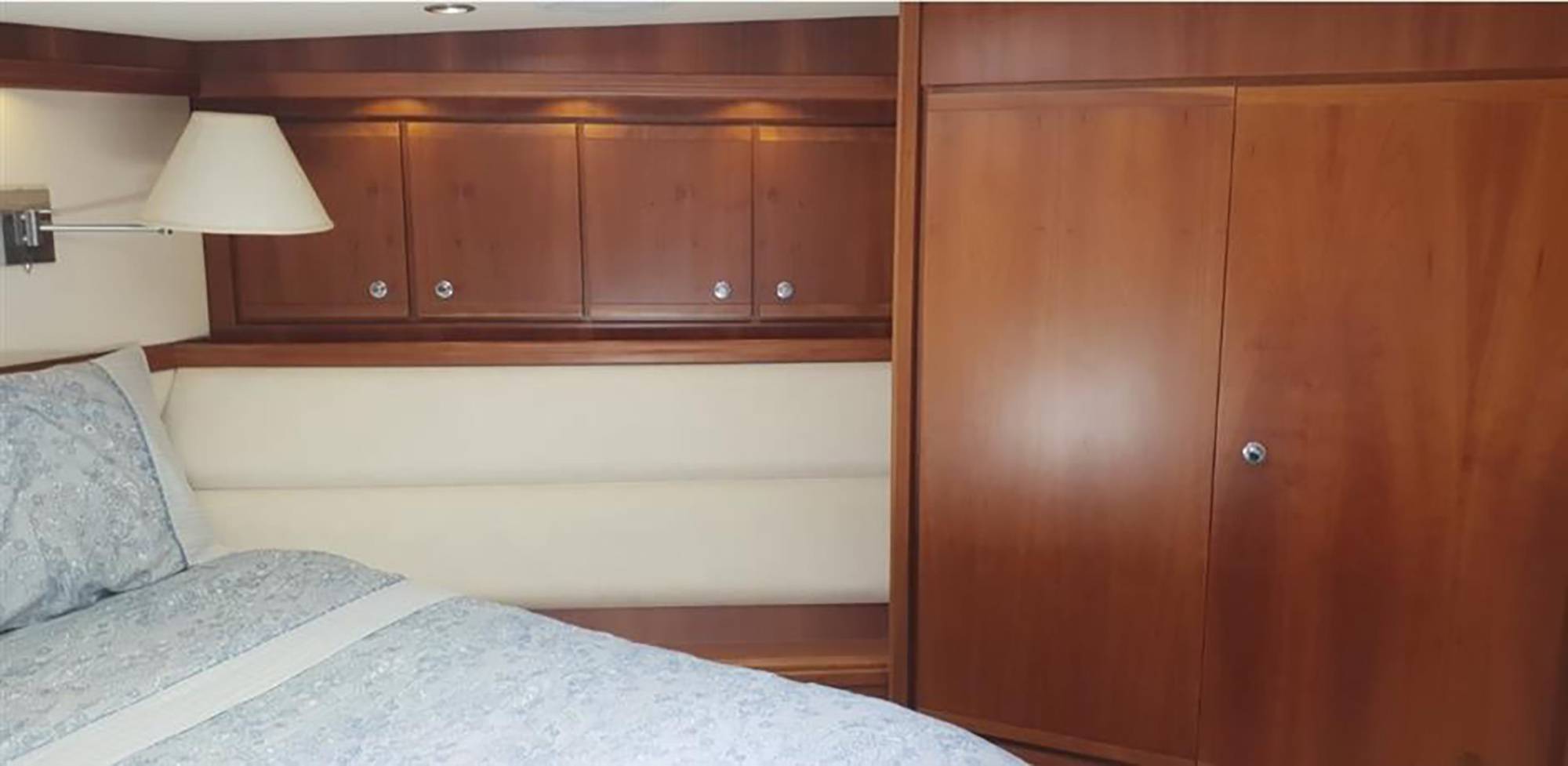 MY Bouki for sale. Master cabin