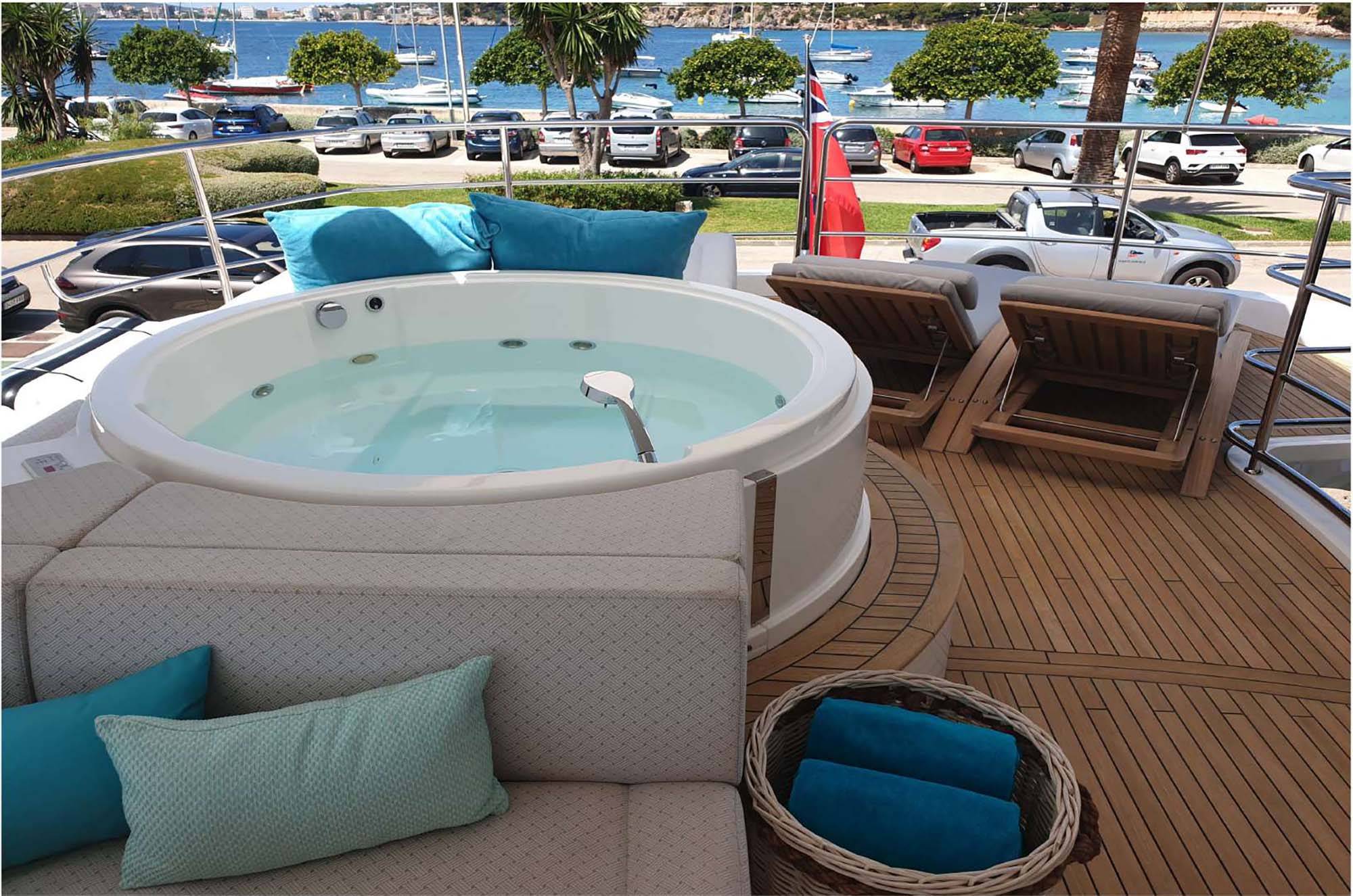Sunseeker share offered for sale, jacuzzi